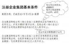 广州注册集团公司有什么要求